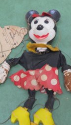 1950s Walt Disney Minnie Mouse Marionette Puppet