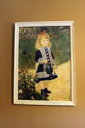 Large Renoir Print Framed 30.5 X 22