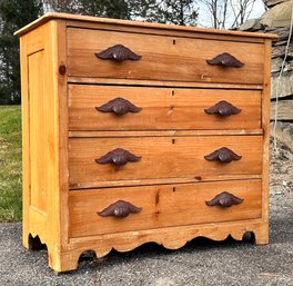 A Bespoke Blonde Pine Dresser