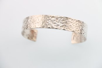 Sterling Silver Hammered Cuff Bracelet