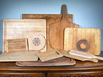 A Large Cutting Board Assortment