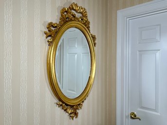 Stunning Vintage Ornate Italian Made Gilt Mirror