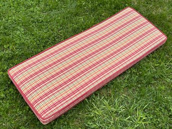 A Lovely Striped Bench Cushion