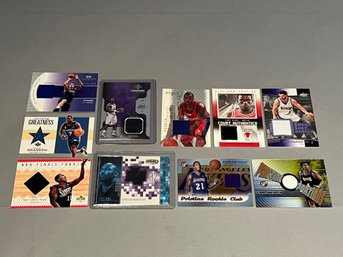 Lot Of 10 Jersey Basketball Cards