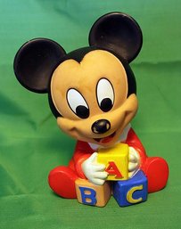 1984 Mickey Mouse Toy Rubber Shelcore