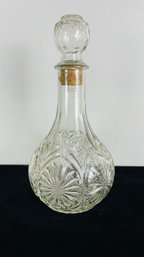 Vintage Round Glass Decanter