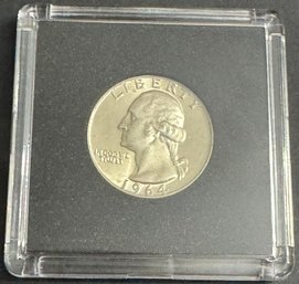 1964 Uncirculated Silver Washington Quarter