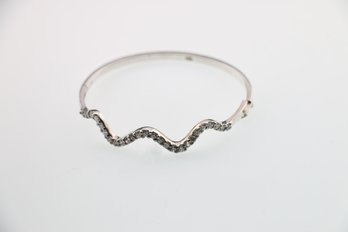 Sterling Silver Cz Bracelet