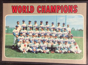 1970 Topps World Champions New York Mets Team Card - K