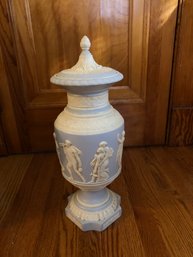 Blue And White Urn
