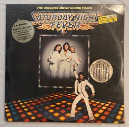 FACTORY SEALED 1977 Saturday Night Fever 2xLP Soundtrack RS-2-4001 W/ 2 Hype Stickers