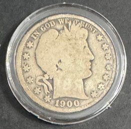 1900-S Barber Silver Half Dollar