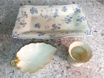 Trio Of Quality Decorative Ceramics Including Lenox China