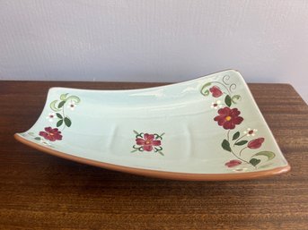 Vintage Stangl Pottery 'Garland' Footed Serving Tray