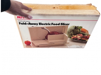 Rival Fold-Away Electric Food Slicer
