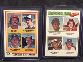 1977 & 1978 Topps Dale Murphy Rookie Cards