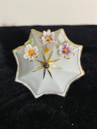 Capidimonte Porcelain Floral Umbrella