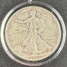 1945 Walking Liberty Silver Half Dollar