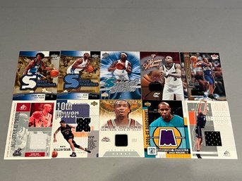 Lot Of 10 Basketball Jersey Cards