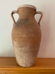 Large Terra Cotta Vase 16x8in Chip Free