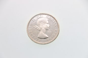 1964 Canadian One Dollar Silver Coin