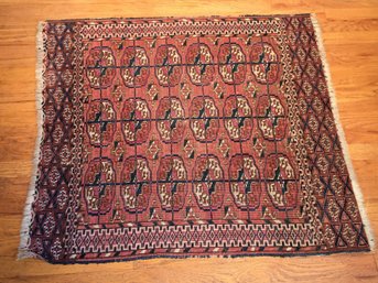 VERY OLD Antique Oriental Rug - Some Wear / Flaws As Shown - We Have Another Very Similar Rug - 40' X 34'