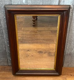 Nice Walnut Framed Mirror