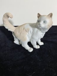 Porcelain Cat Figurine