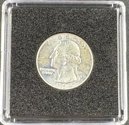 1964-D Uncirculated Silver Washington Quarter