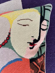 Picasso Needlepoint Pillow