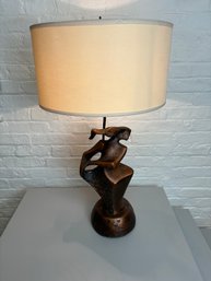Mid-Century Modern Cubist 'Female' Lamp By Marianna Von Allesch For Rima