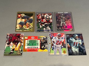Lot Of 7 Football Cards Including Drew Bledsoe