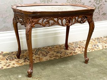 An Vintage Glass Tray Top Coffee Table, C. 1930's