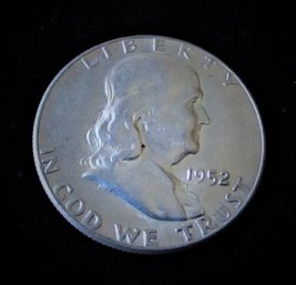 U.S. 1952 Franklin Silver Half Dollar & 1979 Kennedy Half