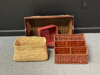 Another Great Assortment Of Natural Woven Baskets