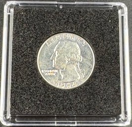 1964-D Uncirculated Silver Washington Quarter