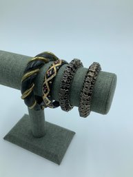 Black Bangle Bracelets
