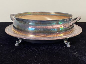 Silverplate Footed Bowl