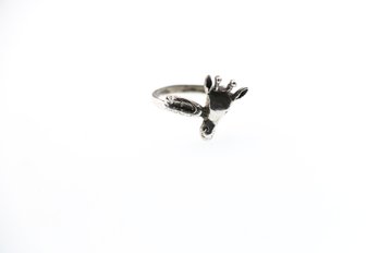 Sterling Silver Giraffe Ring Size 8.25