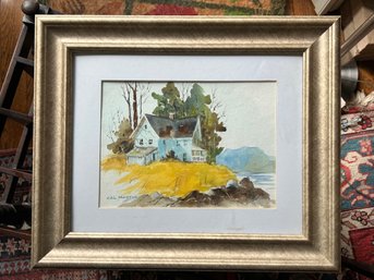 Framed Watercolor