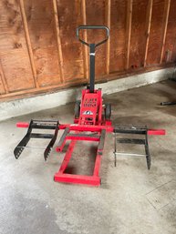 Fischer Pro Series Lift. 750LB. Lawnmower/ATV Lift.