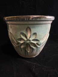 Painted Ceramic Planter