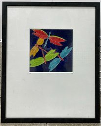 Dragonfly Mixed Media Framed Artwork