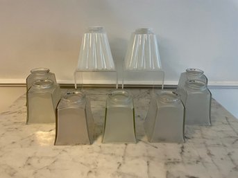 Antique Squared Glass Light Shades