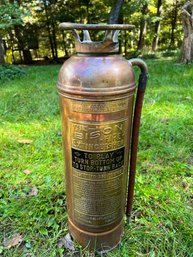 Vintage Copper The Bison Fire Extinguisher 2/2