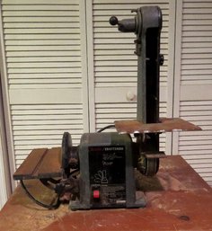 Sears Craftsman 1/2 HP Belt And Disc Grinder/sander - In Working Condition