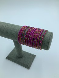 Purple Bangle Bracelets