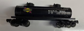 Lionel Sunoco S.U.N.X. 16107 Tanker Car