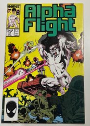 Marvel Comics Alpha Flight  Issue #5 First Jim Lee Artwork At Marvel