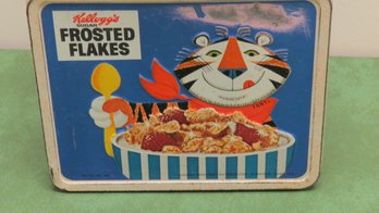 1970s Kelloggs Tony The Tiger Rice Krispies Metal Lunchbox
